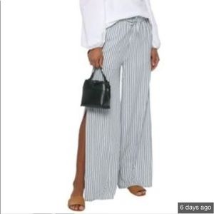 Onia Chloe Wide Stripe Pants